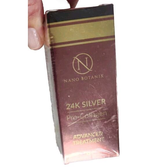 Nano Botanix Pro Collagen Moisturizer Face 24K Silver Advanced Serum Sealed NEW - Picture 2 of 5
